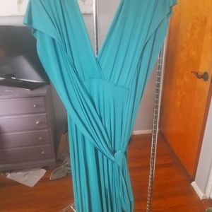 Teal convertible dress